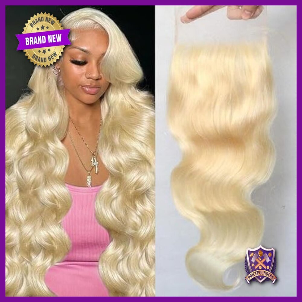 18A Grade Human Hair Lace Frontal Closure Body Wave 18in 4x4 HD Lace